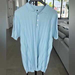 Light Blue Men's Polo Shirt